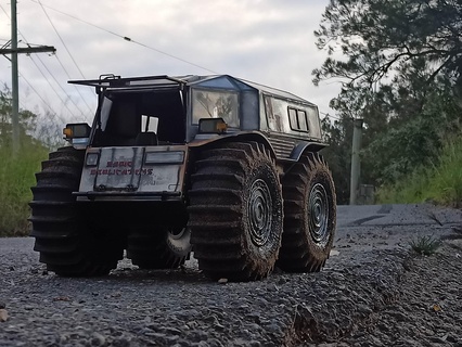 king kong rc lurker sherpa rear cargo area roof russian 4x4 4 wheel drive ampibious rc4wd element rock crawler swamp truck 3d print model - Mito3D
