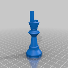 re l pezzo degli scacchi gioco di 3d print model - Mito3D