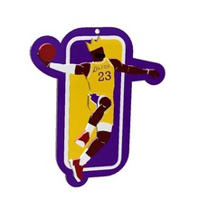 re lebron james lun lakers vari nba anello per chiavi il basket sport giacomo 3d print model - Mito3D