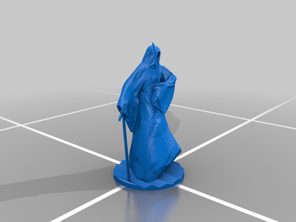 re Niente dnd fantasia statua spettro Giochi 3d print model - Mito3D