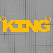king queen necklace jewelry 3d print model - Mito3D