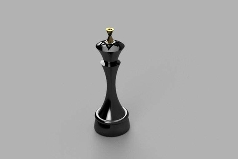 king solomon ajedrez ceramic chess pieces rey salomon wood woodturning woodworking xadrez 3d print model - Mito3D