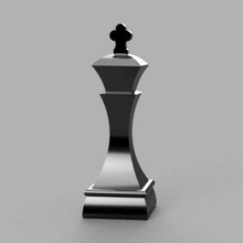 Rey cuadrado ajedrez creación creativo diseño fracasos fuerza jeu juego rey fuerte 3d print model - Mito3D