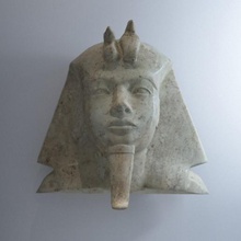 king tut Schmuck Pharaonen alten ägyptischen ägypten Kunst Schlüssel-Zubehör - Medaille alt oriental 3d print model - Mito3D