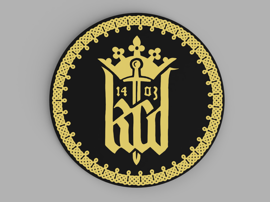 kingdom come deliverance - kcd coaster kingdomecome 3d print model - Mito3D
