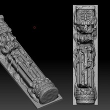 royaume de la mort colonne l'art 3d print model - Mito3D