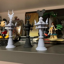 kingdom hearts chess game high poly 3d print model - Mito3D