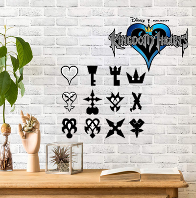reino corazones decoración 3d print model - Mito3D