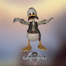 reino corações Donald Pato pirata Disney figura estátua brinquedo 3d print model - Mito3D
