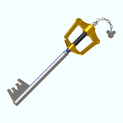 royaume clé keyblade lame kh3 cœurs sora 3d print model - Mito3D