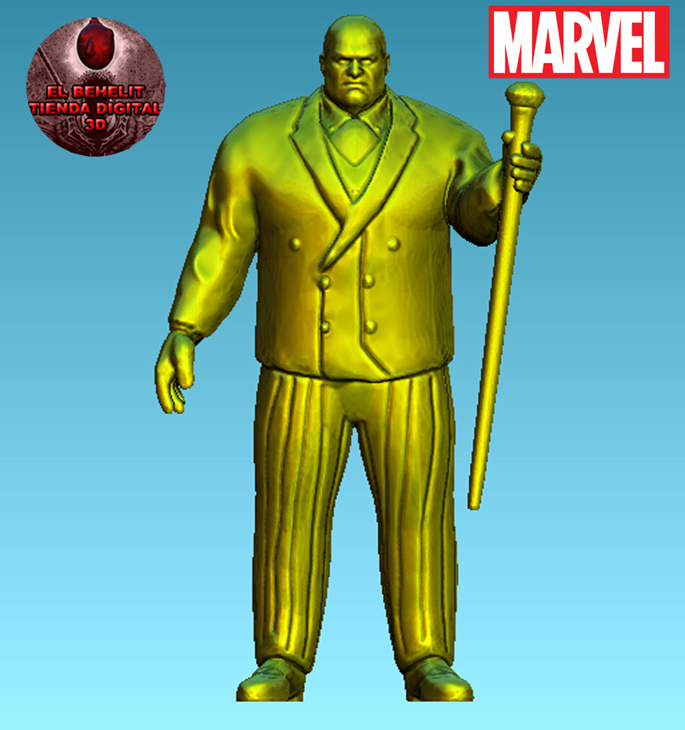 kingping marvel spiderman peter parker doc ock iron man comic game character 3d print model desing 3D print model - Mito3D