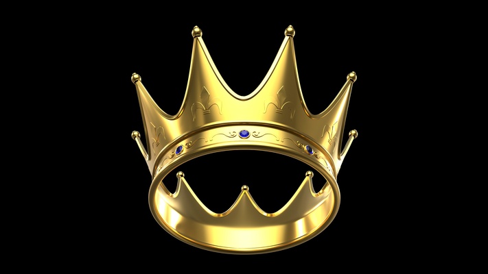 reyes corona stl 3d impresión expediente joyería joya oro princesa 3d print model - Mito3D