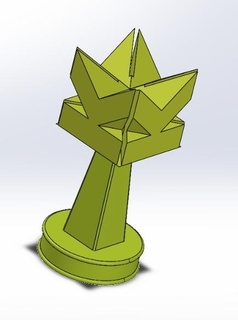 kings league trophy 3d print model - Mito3D