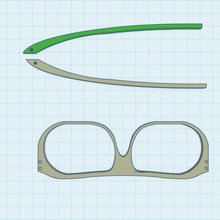 kingsman glasses gadget harry galahad movie 3d print model - Mito3D