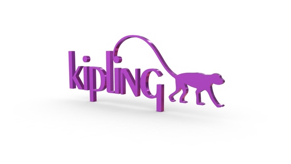 Kipling Logo Boutique Marke Geschäft Emblem Stil Symbol Luxus Mode Zubehör stilvoll Trend 3d print model - Mito3D