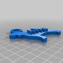 kira Beagle Schmuck angepasst Schlüsselanhänger 3d print model - Mito3D
