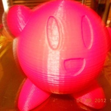 Kirby karakter heykelcik oyun oyuncak 3d print model - Mito3D