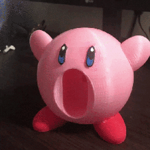 Kirby airpods titolare supporto Astuccio guaina mazzo nintendo Mario bros distruggere Mela caricabatterie 3d print model - Mito3D