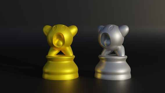 Kirby karakter şekil satranç Ayarlamak 6 farklı adet 3d Yazdır model oyunlar oyun heykeller stl yazı tahtası bilimkurgu kral kraliçe kale piyon piskopos Şirin pembe oyuncak 3d print model - Mito3D
