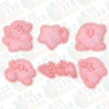 kirby cookie cutter set 6 3d print model - Mito3D