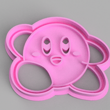 Kirby biscoito cortadores biscoitos animal brinquedo Rosa bola Nintendo Kawaii fofa cortador mofo 3d print model - Mito3D