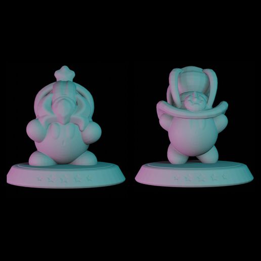 kirby crash ability forgotten land figure pack 3D print model - Mito3D
