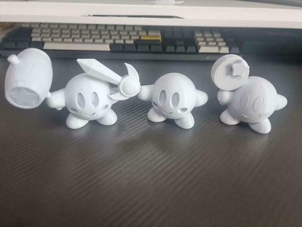 Kirby figura 3d print model - Mito3D