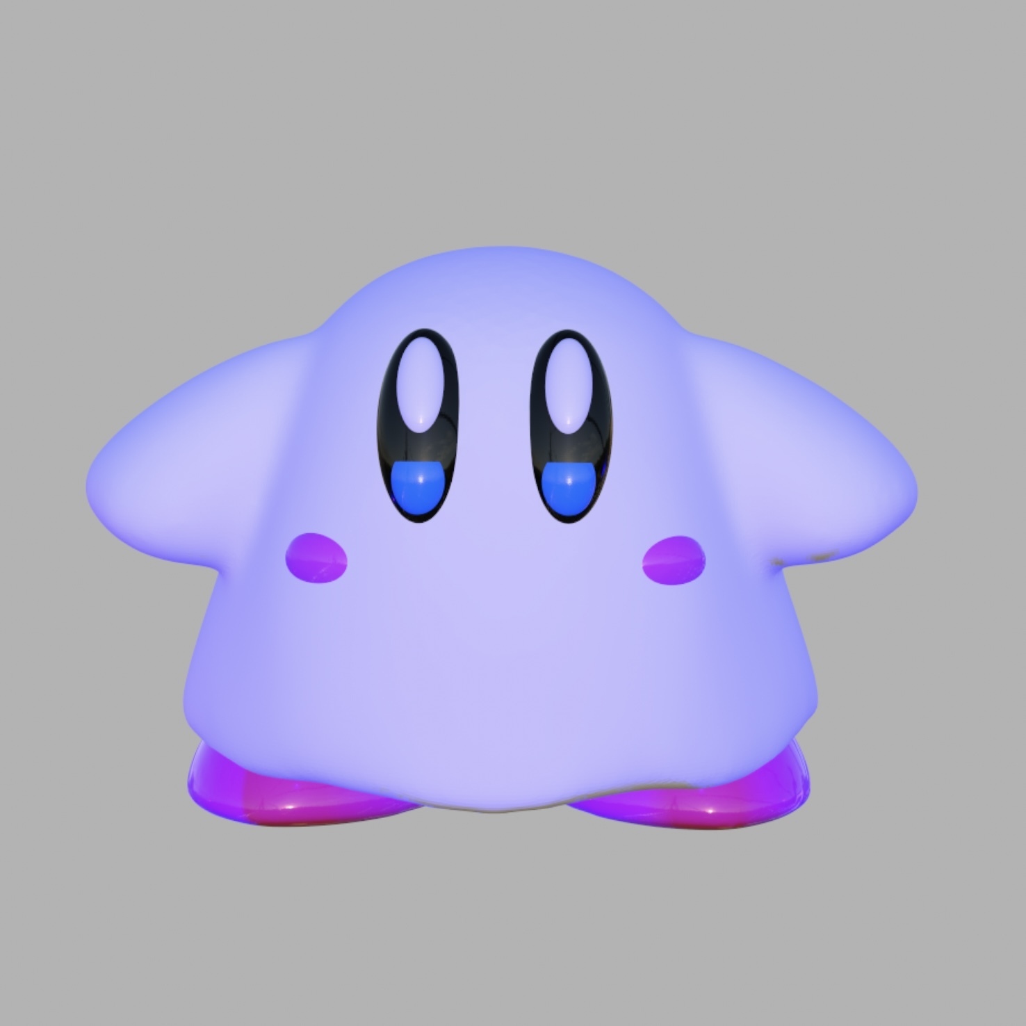 kirby ghost halloween top 3D print model - Mito3D