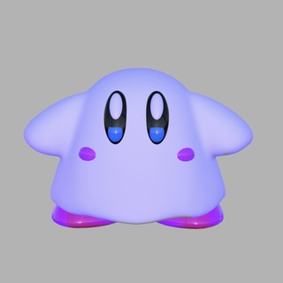 kirby ghost halloween top 3d print model - Mito3D
