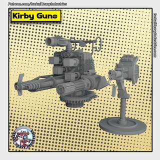 kirby guns marvel crisis protocol terrain 3d print model - Mito3D
