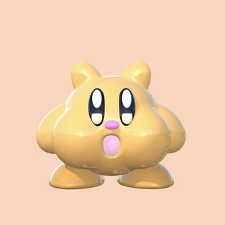 Kirby hamster animaux rongeur chat Souris 3d print model - Mito3D