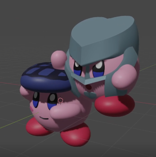 Kirby josuke arte jojo jjba pazzo diamante anime bizzarro avventura 3d print model - Mito3D
