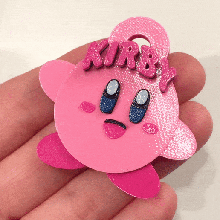 Kirby porte clés 3d print model - Mito3D