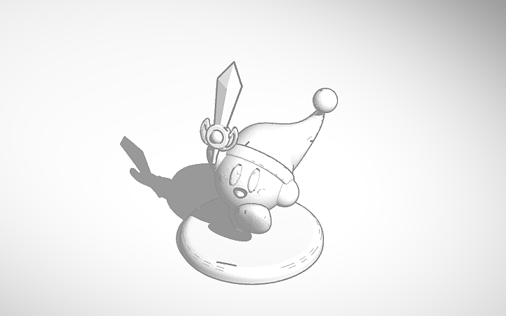 Kirby porte clés 3D print model - Mito3D