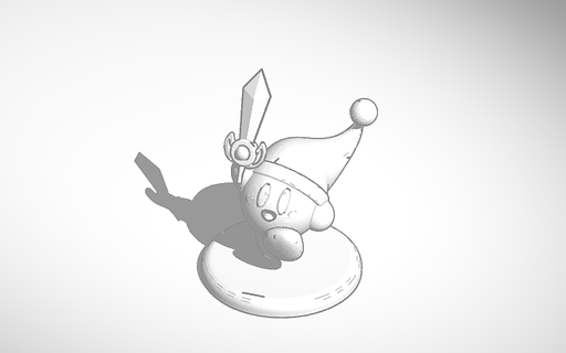 Kirby llavero 3d print model - Mito3D