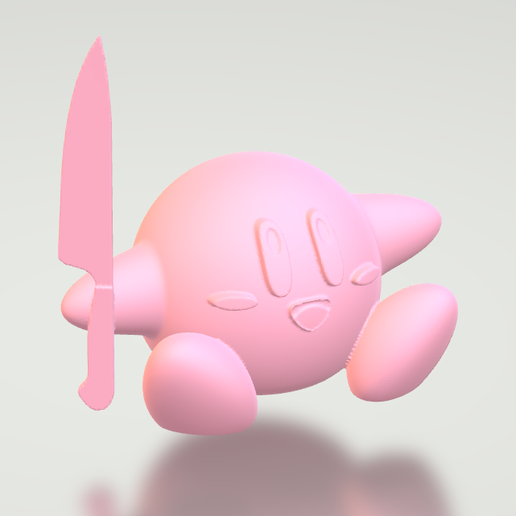 Detalles de impresión 3D Kirby cuchillo juego