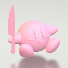 kirby knife game 3d print model - Mito3D