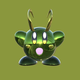 Kirby Loki Kirby Loki Loki Thor merveille Kirby merveille nintendo Couper 3d print model - Mito3D