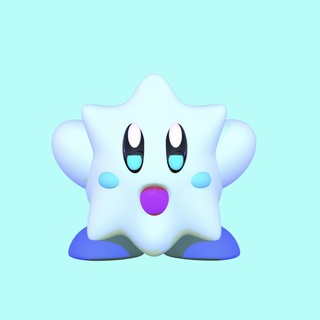 Kirby Estrela estrelas Nintendo artek3d 3d print model - Mito3D