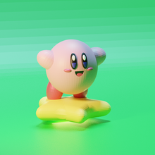 Kirby Estrela jogos n64 figura Nintendo 3d print model - Mito3D