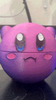 Kirby temático 3ds juego caso funda nintendo 3d print model - Mito3D