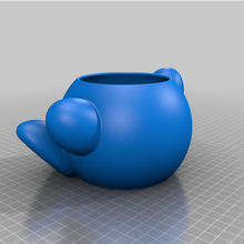 kirby watering 3d print model - Mito3D