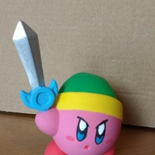 Kirby Zelda vidéo Jeu nintendo épée chapeau 3d print model - Mito3D