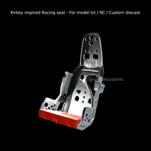 kirkey inspired racing seat - model kit rc custom diecast drag car slot sparco bride 3d print model - Mito3D