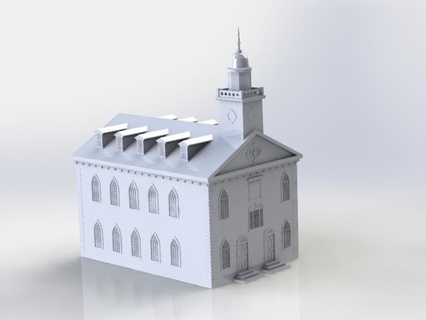 Kirtland Tempel 3d print model - Mito3D