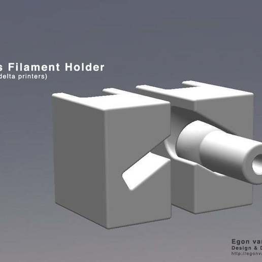 kis filamento titular delta impresoras de la herramienta Impresora 3d accesorios bloqueo kossel claro el balljoint 3D print model - Mito3D