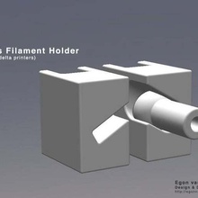 kis filamento titular delta impresoras de la herramienta Impresora 3d accesorios bloqueo kossel claro el balljoint 3d print model - Mito3D