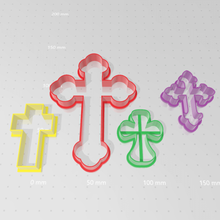 kit cutters 4 communion crosses home cookies 3d print model - Mito3D