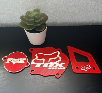 kit fox yamaha dtr125 motorcycle parts custom accessories 3d printed decorative covers aesthetic modifications motocross dirt bike off-road riding diy projects 3d print model - Mito3D