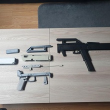 kit glock 17 fmg9 airsoft rifle tático pdw micro Roni 3d print model - Mito3D